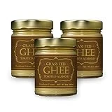 Almond Grass-Fed Gourmet Ghee Butter 9 oz / 266 ml Pasture-Raised French Butter, Non-GMO, Keto Friendly,, Made In USA by Rainbow Farms (1)