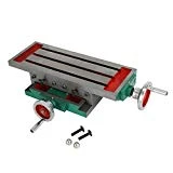 Mophorn Milling Machine Work Table 17.7 X 6.7 Inch Slide Milling Working CrossCross Table Machine for All Drill Stands Bench Drilling Milling Machine