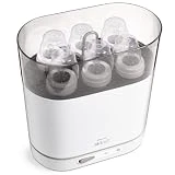 Philips Avent 4-in-1 Electric Steam Sterilizer with Dishwasher Basket for Baby Bottles, Pacifiers, Cups and More