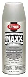 Krylon K09195000 COVERMAXX Spray Paint, Brushed Metallic Satin Nickel, 11 Ounce