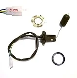 FUEL SENSOR FOR FLAT TANKS 3' SCOOTER ATV GY6 50-250CC 3PINS TANK FLOAT ZNEN SUNL JONWAY ROKETA BAOTIAN YIBEN TAOTAO BMS KYMCO