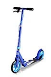Fuzion Cityglide B200 Adult Kick Scooter w/Hand Brake - 220lb Weight Limit - Folds Down - Adjustable Handle Bars - Smooth & Fast Ride (Midnight Blue)