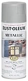 Rust-Oleum 7277830 Stops Rust Metallic Spray Paint, 11 oz, Matte Nickel