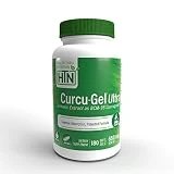 Curcu-Gel Ultra 650 mg BCM-95® (CURCUGREEN®) Enhanced Absorption Bio-Curcumin Complex (Soy-Free & Non-GMO) (500mg Total Curcuminoids with Essential Oils of Turmeric Rhizome) 180 Softgels