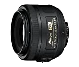 Nikon AF-S DX NIKKOR 35mm f/1.8G Lens with Auto Focus for Nikon DSLR Cameras,2183,Black