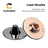 Precitec Bulge Laser Nozzles Chrome-Plating Doubles Layer Caliber 0.8-4.0 D28 H15 M11 Fiber Laser Cutting Head Machine (Double Chrome Layers - 3.5mm)