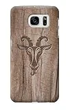 R2183 Goat Wood Graphic Printed Case Cover For Samsung Galaxy S7 Edge