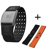 Scosche Rhythm+ Heart Rate Monitor Armband- Optical Heart Rate Armband Monitor with Dual Band Radio ANT+ and Bluetooth Smart - Bonus Pack includes Additional Free Armband