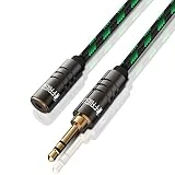 FRiEQ Audio Cable, 4-Feet, Black/Green