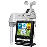 AcuRite 02064 5-in-1 Color Station with Weather Ticker and Future Forecast, White, Black