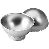 Wilton 3D Sports Ball Cake Pan, Create Any Ball Shaped Cake, from a Golf Ball, Basket Ball or Baseball to Planetary Spheres or a Happy Face Emojis, 4-Piece Set Includes 2 Stands and 2 Pans, 6-inch