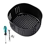 Air Fryer Replacement Basket For DASH Gowise USA Cozyna 5.5Qt Air Fryer and All Air Fryer Oven,Air fryer Accessories, Non-Stick Fry Basket, Dishwasher Safe