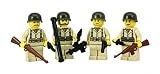 US Army American WW2 Soldiers Squad - Modern Brick Warfare Custom Minifigure