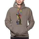 Zoo-to-Pia Print Pullover Hoodie Sweatshirt With Kangaroo Pocket for Teens Unisex Adult