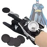 The Season Toys Kids Superhero Magic Gloves with Wrist Ejection Launcher, Black Bat