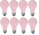 GE 97483 Light, 60w, Soft Pink (8 Bulbs)