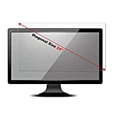 [2 Pack] 24 inch Anti Glare(Matte) Screen Protector Compatible for All Brands of 24' Widescreen Desktop with 16:9 Aspect Ratio Monitor(Size: 24' Diagonal x 20.9' Width x 11.8' Height)