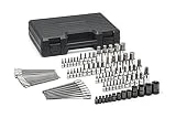 GEARWRENCH 84 Pc. 1/4', 3/8' & 1/2' Drive Hex/Ball End Hex/Tamper Proof Torx/E-Torx/Torx SAE/Metric Bit Set - 80742