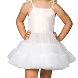 I.C. Collections Little Girls White Bouffant Slip Petticoat - Extra Full, 3T
