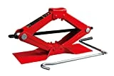 Torin Big Red Steel Scissor Jack, 1.5 Ton (3,000 lb) Capacity