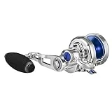 GOMEXUS Bottom Jigging Reel Left Hand Large Capacity 6.3:1 66lbs Narrow Spool Smooth Conventional Saltwater Reel SX450L