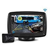AUTO-VOX Digital Wireless Backup Camera and Monitor Kit TD-2, Stable Signal Reverse Camera Kit with Super Night Vision, IP68 Waterproof Rear View Camera for Truck, RV, Van, Trailer