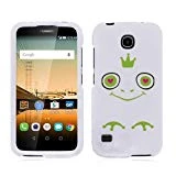 Huawei Union Y538 Case, Fincibo (TM) Protector Cover Snap On Hard Plastic, Green Love Prince Frog