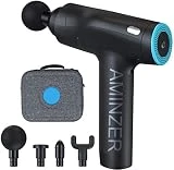 AMINZER Massage Apparatus Massage Gun, Cordless Handheld Deep Tissue Percussion Massager for Muscles, Back, Body, Neck, Foot, Shoulder,Leg to Relieve Muscle Soreness Stiffness Muscle and Recovery