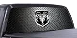 VuScapes - Dodge Ram D. Plate - Rear Window Truck Graphic - Decal SUV View Thru Vinyl