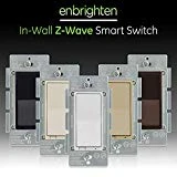 GE, White & Light Almond, Enbrighten Z-Wave Plus Smart Light Switch, Works with Alexa, Google Assistant, SmartThings, Wink, Zwave Hub Required, Repeater/Range Extender, 3-Way Compatible, 14291