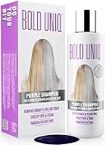 Purple Shampoo for Blonde Hair: Blonde Shampoo Eliminates Brassy Yellow Tones- Lightens Blonde, Platinum, Ash, Silver and Grays- Paraben & Sulfate Free Toner- Revitalize Bleached & Highlighted Hair