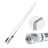 Mobile Antenna VHF UHF (146/222/365/435MHz) Quad Band 40 Inch Foldable High Gain Ham Radio Antenna with PL-259 Connector for Cars