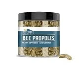Earthborn Elements Bee Propolis (200 Capsules) 100% Pure & Natural, Gluten-Free & Non-GMO (800 mg Serving)
