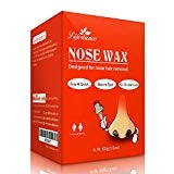 Nose Wax, Lifestance Nose Hair Removal Wax Kit Microwavable Home Use Hard Wax for Men and Women 60grams