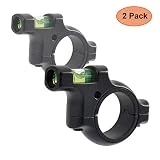 JIALITTE Scope Bubble Level Fits 1in / 30mm Tube Riflescope Rifle Level for Precision Shooting Competition and Hunting (2 Pack)