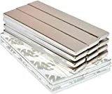 Strong Magnets Rare Earth Neodymium: Bar Adhesive Super Permanent Metal Rectangular, 60x10x3mm, Powerful Pull Force, 12 Pack| Heavy Duty, Fridge Door, Garage, Kitchen, Science, Craft, Art, Office, DIY