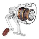 Spinning Reels ,Metal Heavy Duty Lightweight Freshwater and Saltwater Spinning Fishing Reel DX Series Fishing Reel(DX1000)