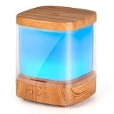 InnoGear Diffusers for Essential Oils, 300ml Oil Diffuser Aromatherapy Diffusers Aroma Ultrasonic Cool Mist Humidifier 4 Timers Color Changing Lights Auto-Off, Light