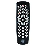 GE Universal Remote Control for Samsung, Vizio, Lg, Sony, Sharp, Roku, Apple TV, RCA, Panasonic, Smart TVs, Streaming Players, Blu-Ray, DVD, Simple Setup, 3-Device, Black, 24991