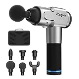 Muscle Massage Gun, Quiet Deep Tissue Massage Gun for Athletes Percussion Massager Handheld for Soreness Miudaml U3 Silver