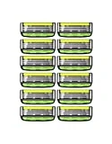 Dorco Pace 6 Pro - Six Blade Razor System with Trimmer- 12 Pack Refill (No Handle)