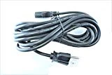Omnihil 15 Feet AC Power Cord Compatible with LifeSpan TR1200i, TR2000e, TR3000i, TR3000e, TR4000i Folding Treadmill