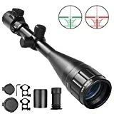 Feyachi [Update] Tactical 8-32x50 AOEG Rifle Scope for Hunting Dual Red & Green Illuminated Optics Weaver/P-i-c-a-t-i-n-n-y Scope