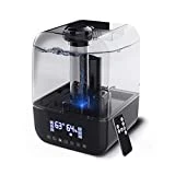 Humidifier Mist Air Ultrasonic Cool for Home Bedroom, Vaporizer with Remote Control and With Filter, Adjustable Mist Runs 32 hours Large 4.5L Capacity, Ultra Quiet