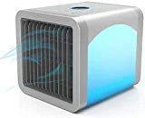 Personal Air Cooler | Personal Air Conditioner for Office Desk | Small Portable AC Air Conditioner | Mini Air Conditioner Room Cooler with Built-In LED Night Light | User Friendly Humidifier Cooler