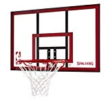 Spalding 79351 Backboard/Rim Combo with 44-Inch PolyCarbonate Backboard