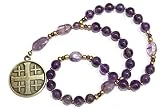 Genuine Amethyst, Heirloom Anglican Prayer Beads, Jerusalem Cross