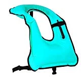 Faxpot Men/ Women Adult Inflatable Life Jacket Snorkel Vest For Swimming Safety