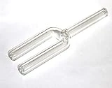 Glass Double Barrel Snuff Straw Nasal Bullet Snorter Sniffer