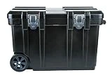Flambeau Outdoors 6531BK Rolling Gear Storage Chest and Tool Box with Lift-Out Tray, 31-Inch